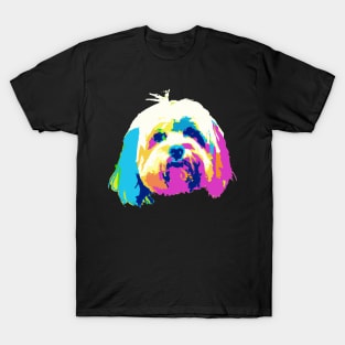 Havanese Pop Art - Dog Lover Gifts T-Shirt